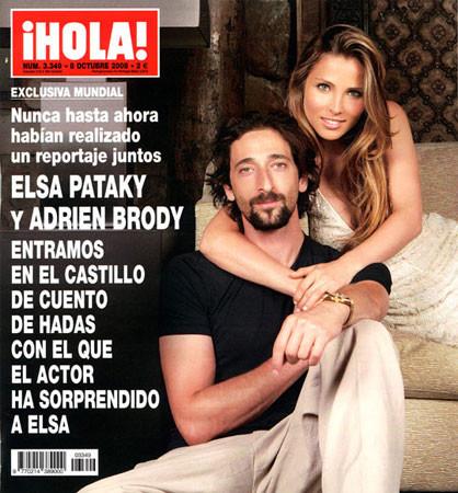 Elsa Pataky y Adrian Brody