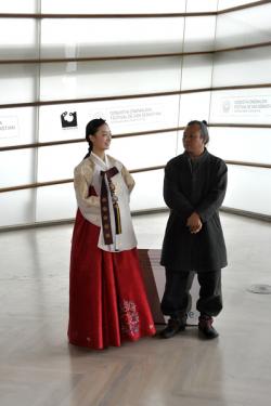 Kim Ki-duk y Kim Ye-na